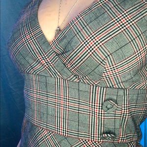 Necessary Objects Plaid Dress